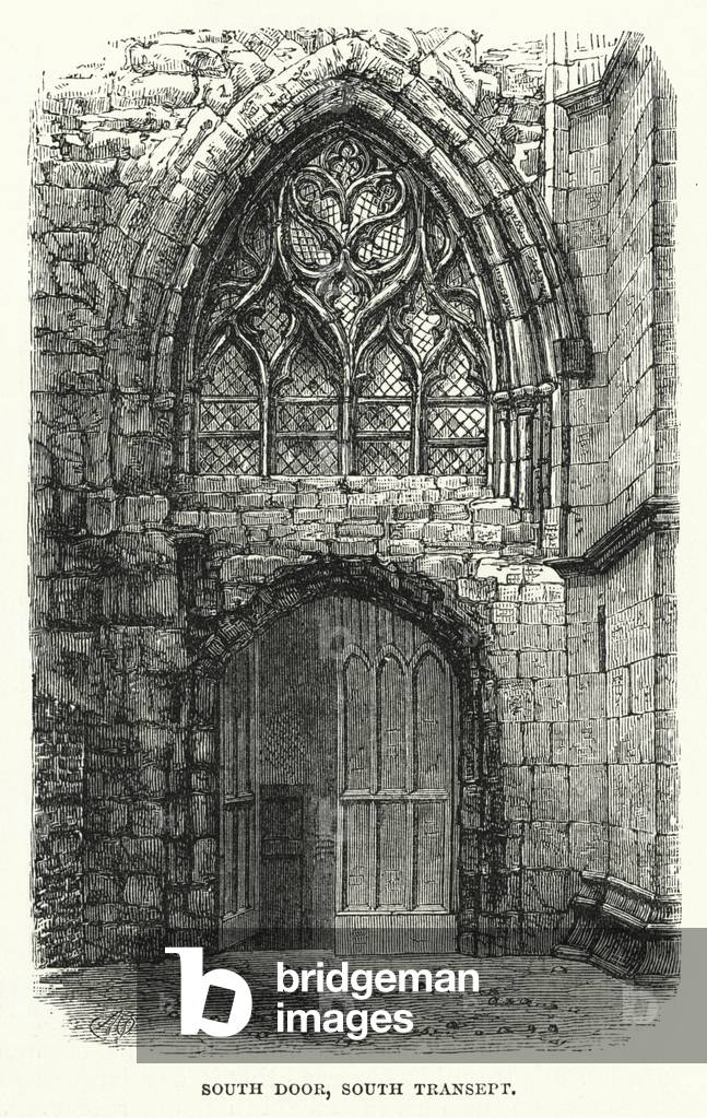 South Door, South Transept (engraving)