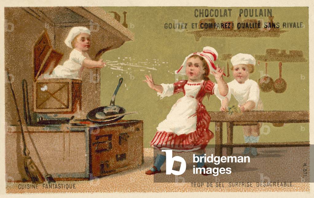 Too much salt - unpleasant surprise (chromolitho)