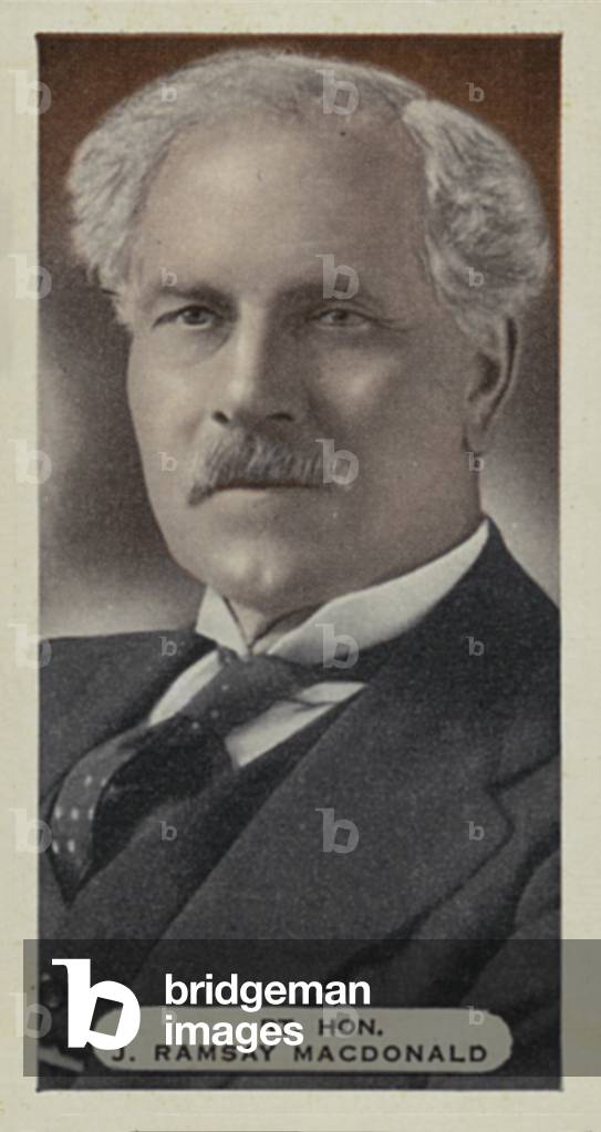 Right Honourable J Ramsay Macdonald (coloured photo)