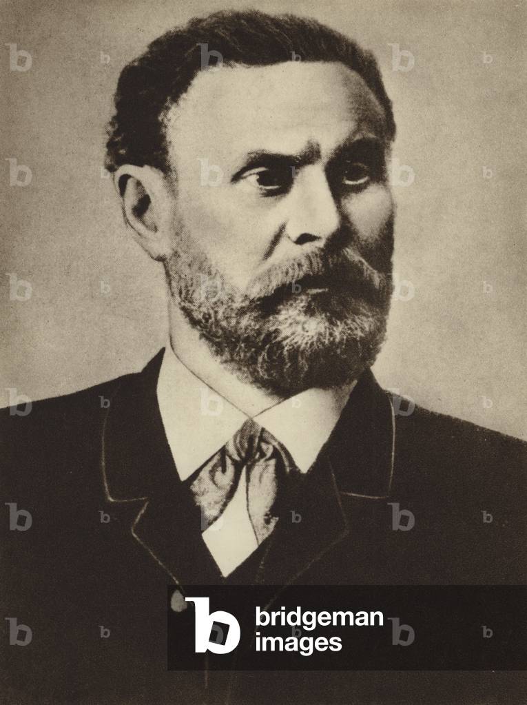 Otto Lilienthal (1848-1896), flight pioneer (b/w photo)