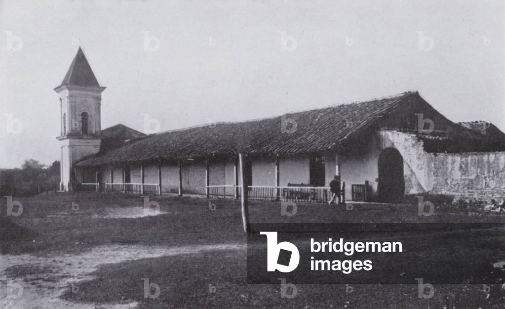 A Corrientes Country Church (b/w photo)