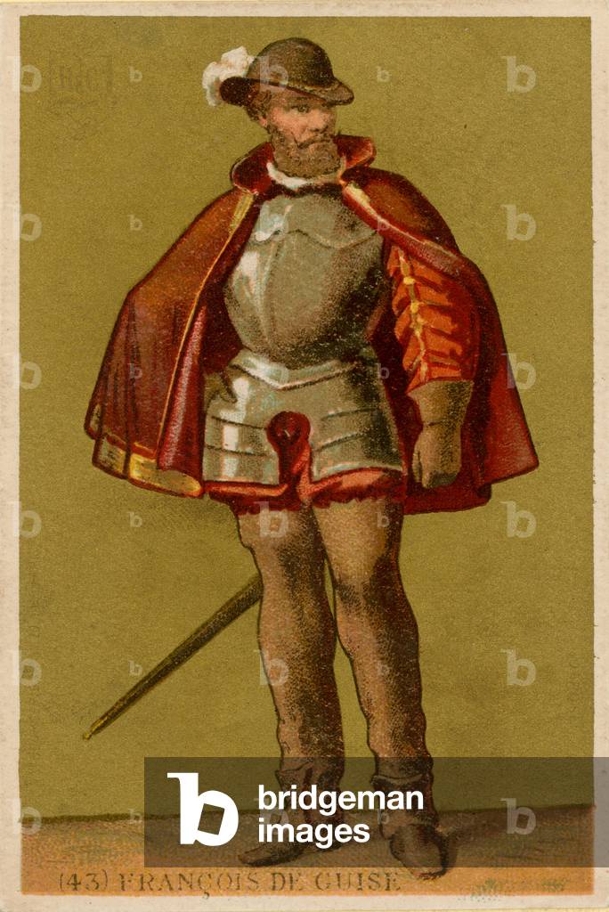 Francis, Duke of Guise (chromolitho)