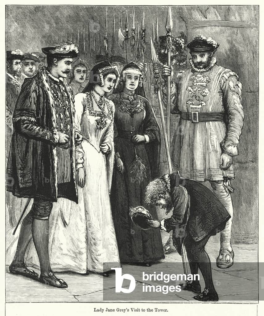 Lady Jane Grey's Visit to the Tower (engraving)