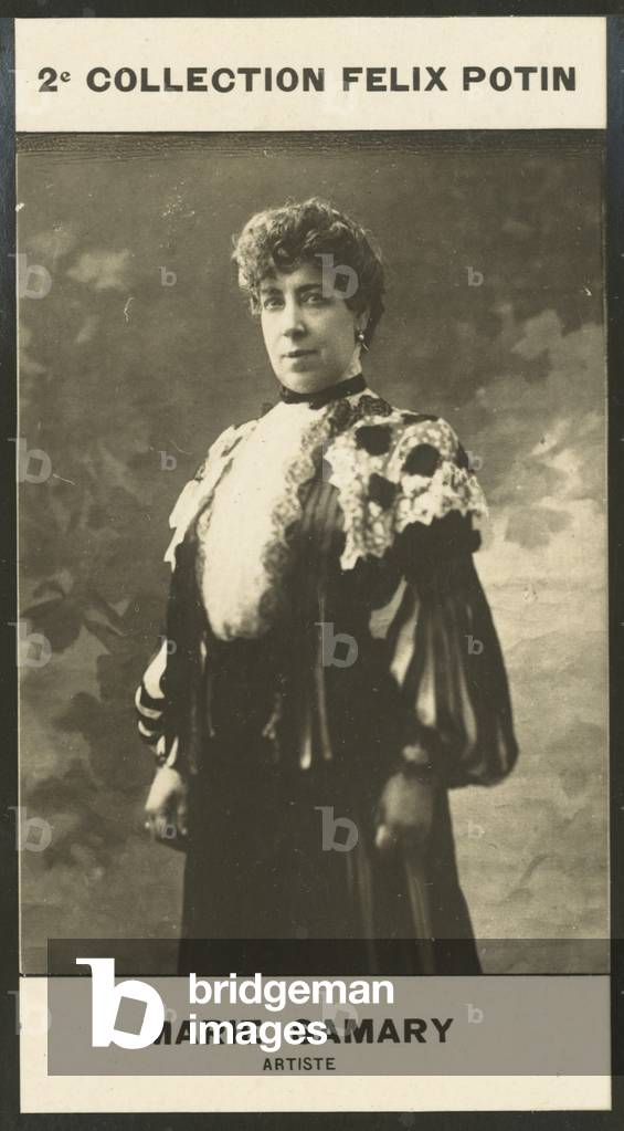 Marie-Louise-Antoinette Samary, Artiste, 1848 (b/w photo)
