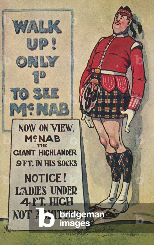 Ladies Under 4 Feet High Not Admitted (colour litho)