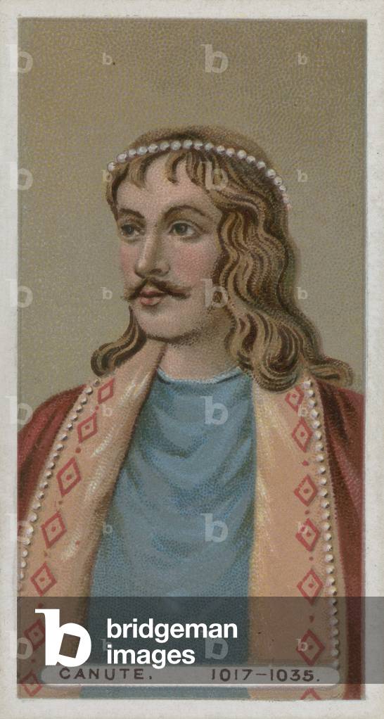 King Canute (chromolitho)