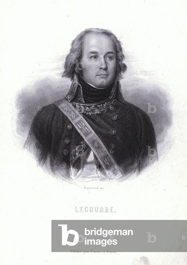 Claude Lecourbe, French general during the French Revolutionary and Napoleonic wars (engraving)
