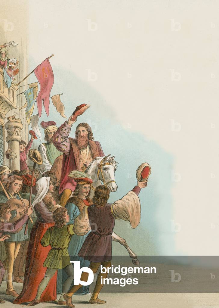 The reception of Columbus in Spain