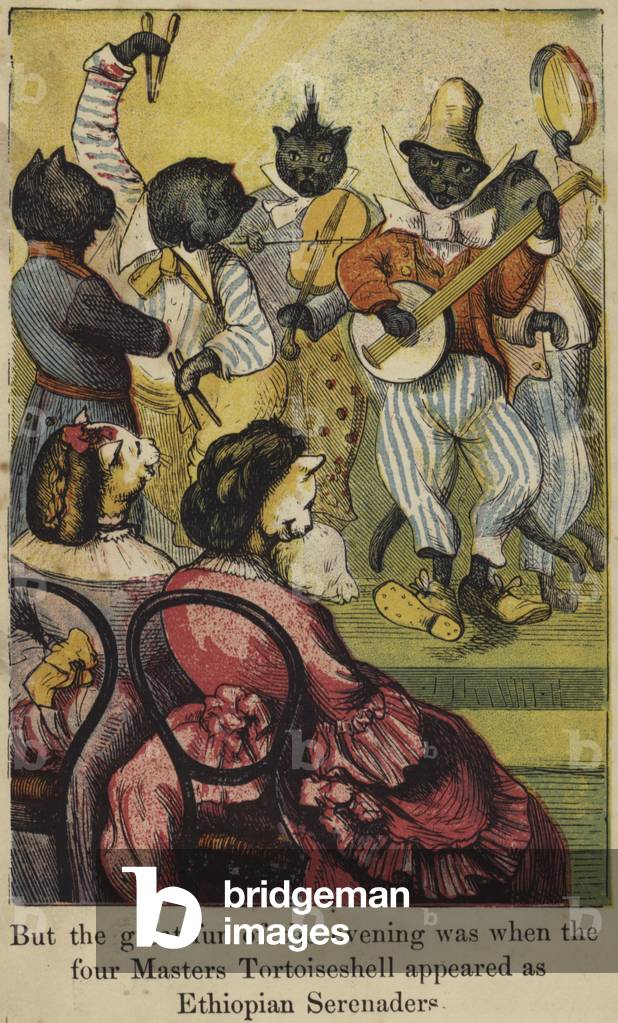 Masters Tortoiseshell appear as Ethiopian Serenaders (colour litho)