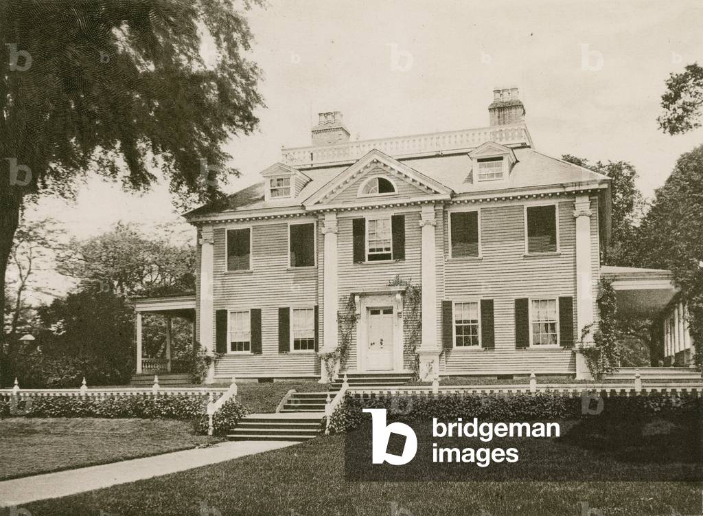 George Washington's Headquarters, Cambridge (photogravure)