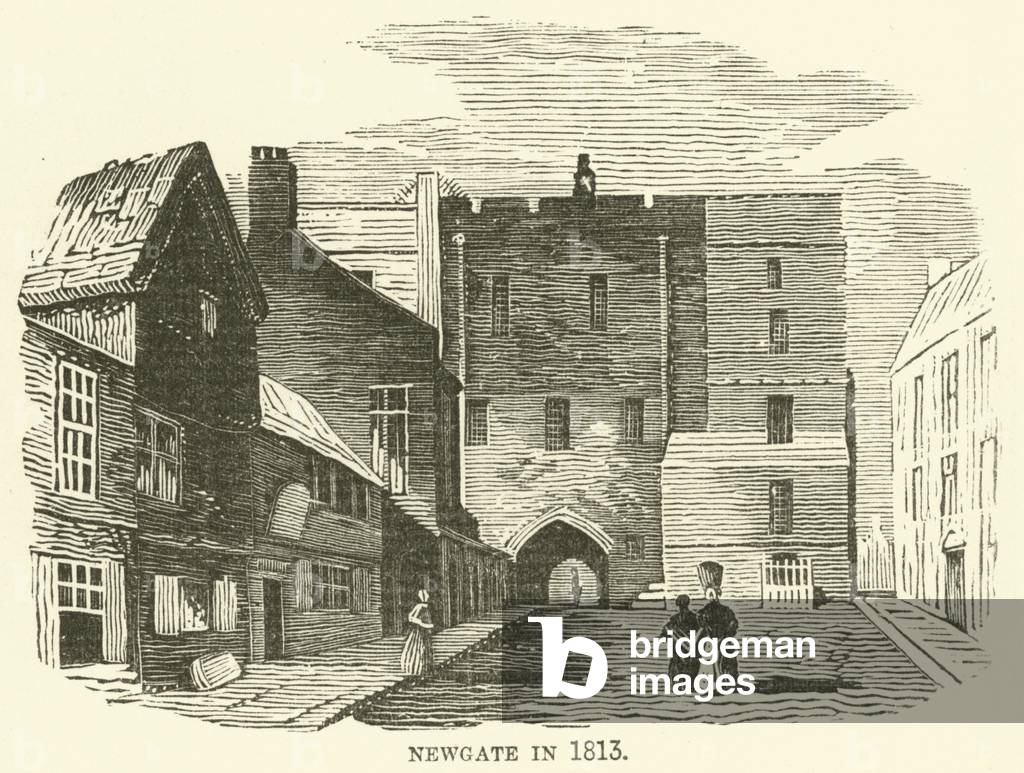 Newgate in 1813 (engraving)