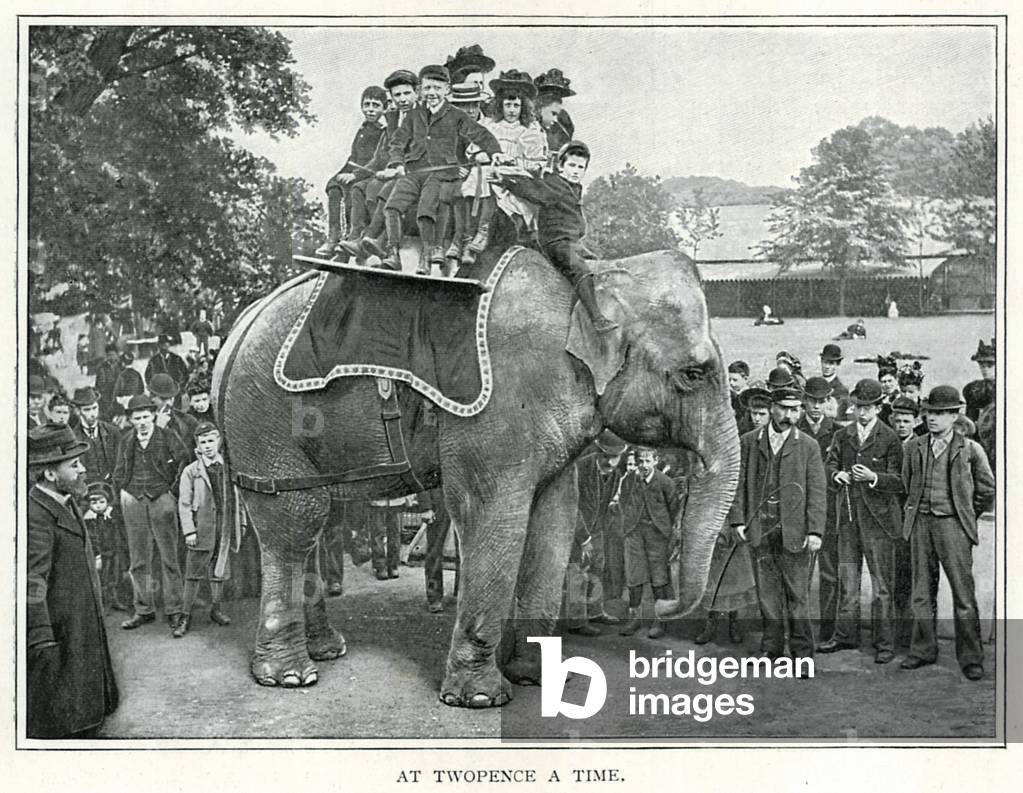 At Twopence a Time (b/w photo)