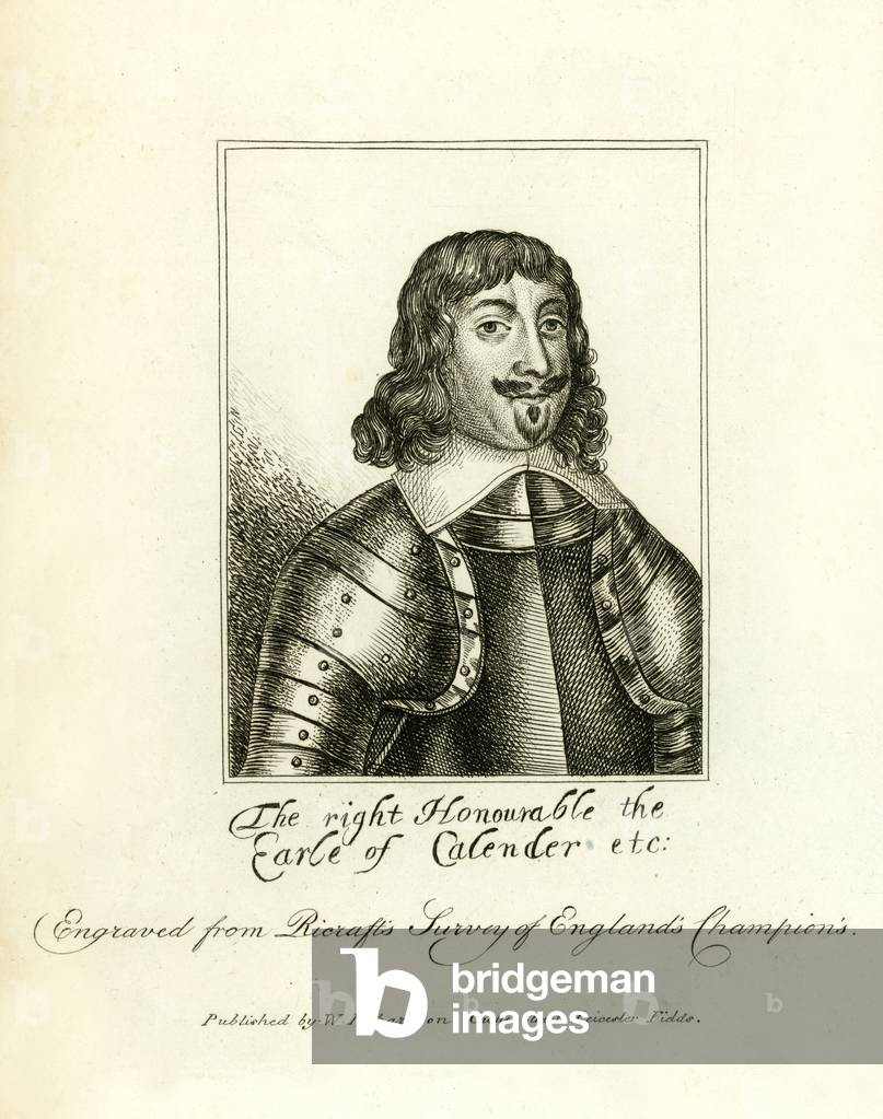 James Levingston, Earl of Calendar (engraving)