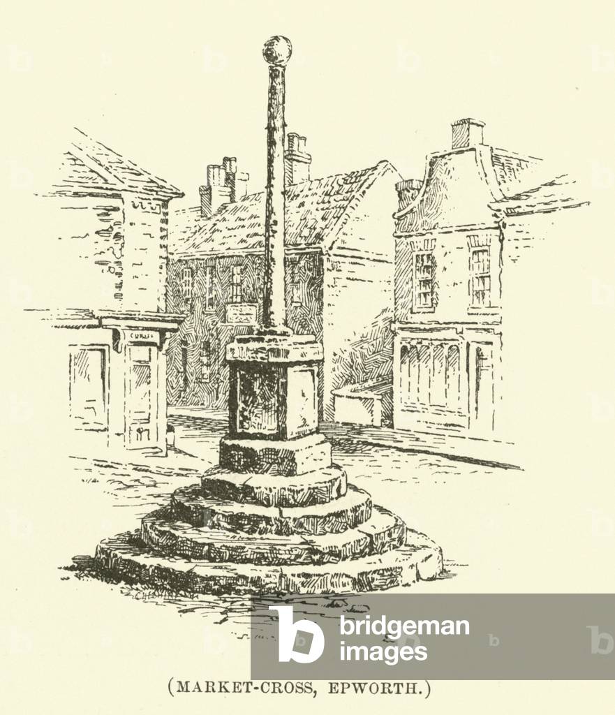 Market-Cross, Epworth (engraving)