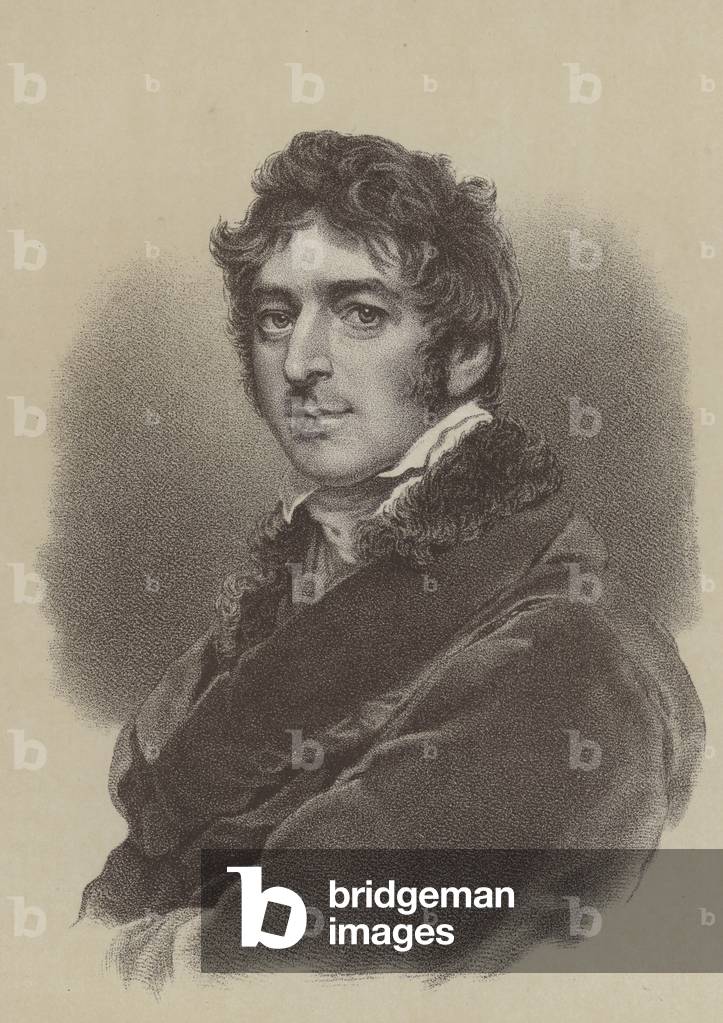 William Lamb, 2nd Viscount Melbourne, British Prime Minister 1834 and 1835-1841 (litho)