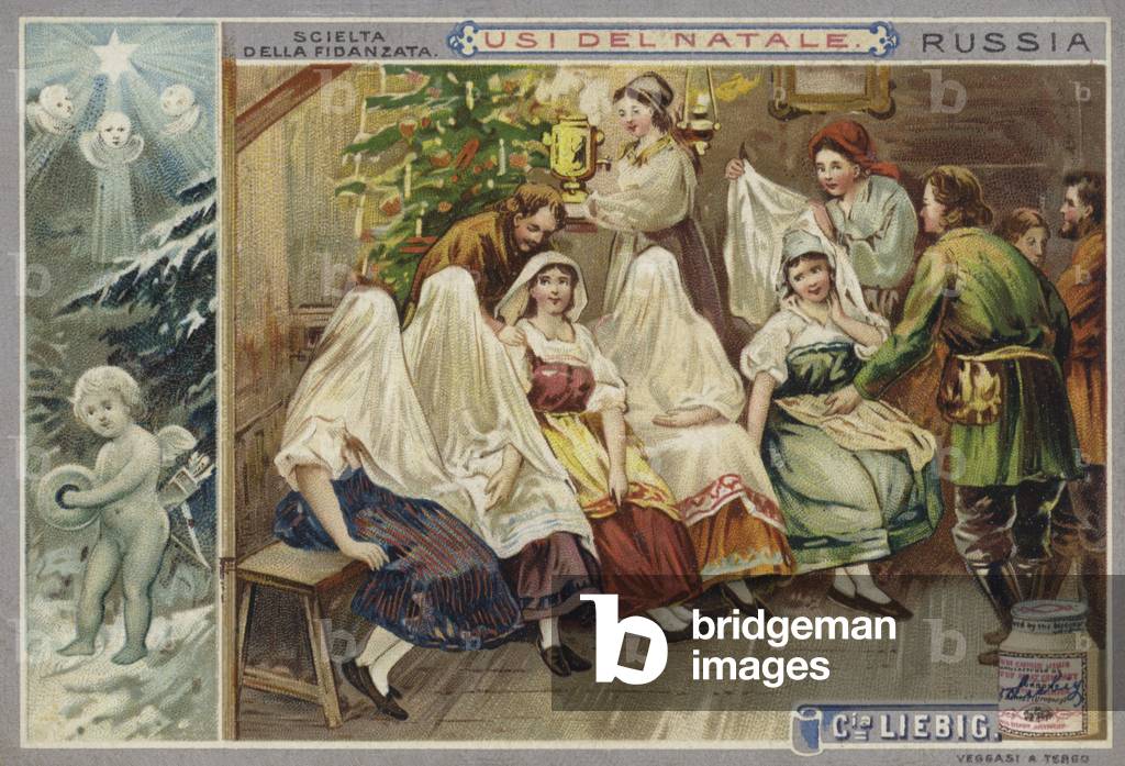 Christmas in Russia (chromolitho)