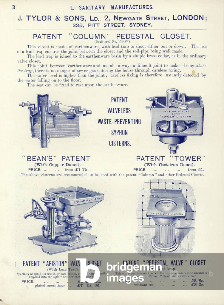 Page from The Architect's, Surveyor's and Engineer's Compendium 1892 (engraving)