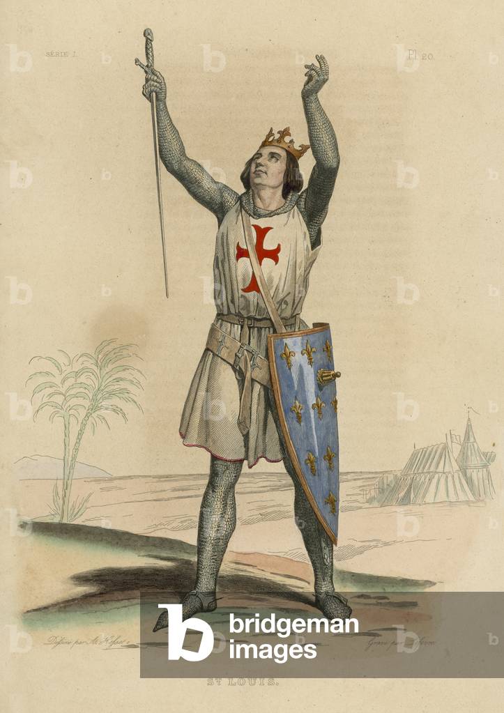 St Louis (coloured engraving)