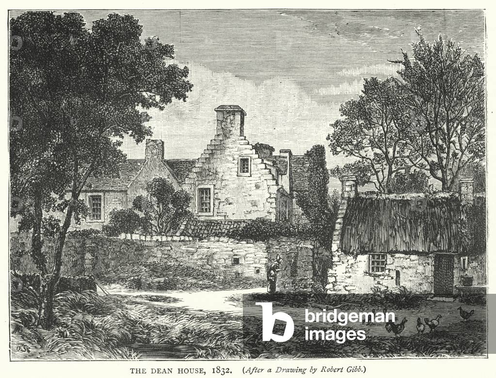 The Dean House, 1832 (engraving)