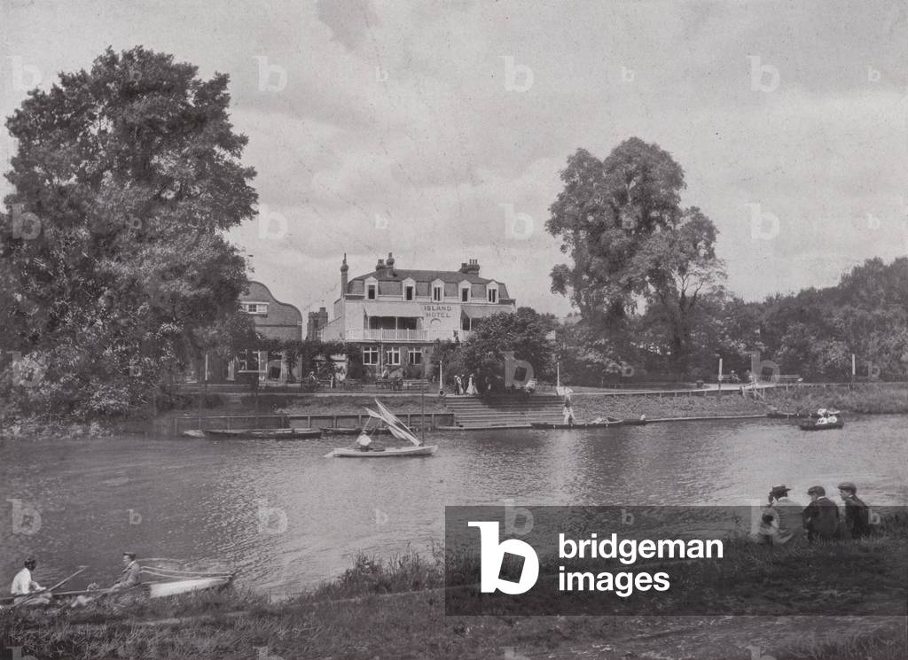 Eel Pie Island (b/w photo)
