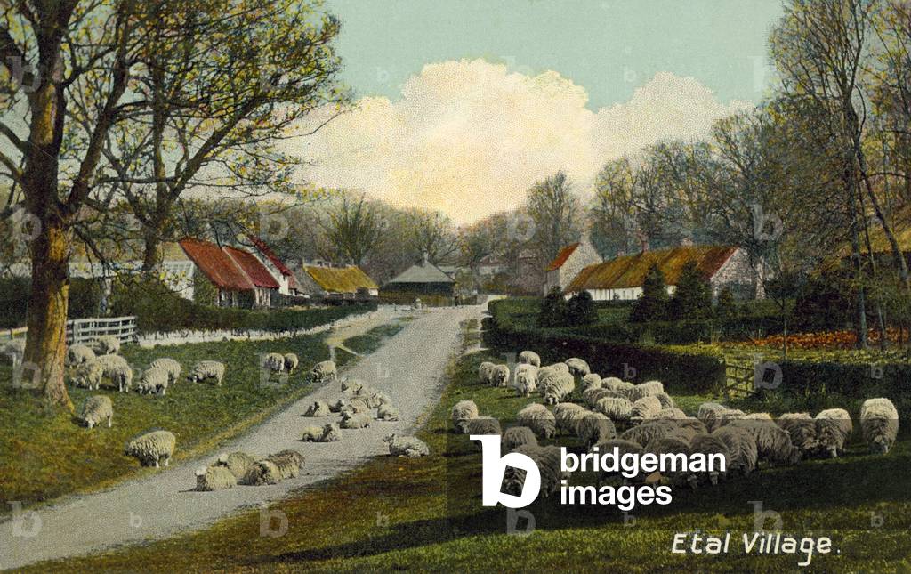 Etal Village, Northumberland (colour photo)