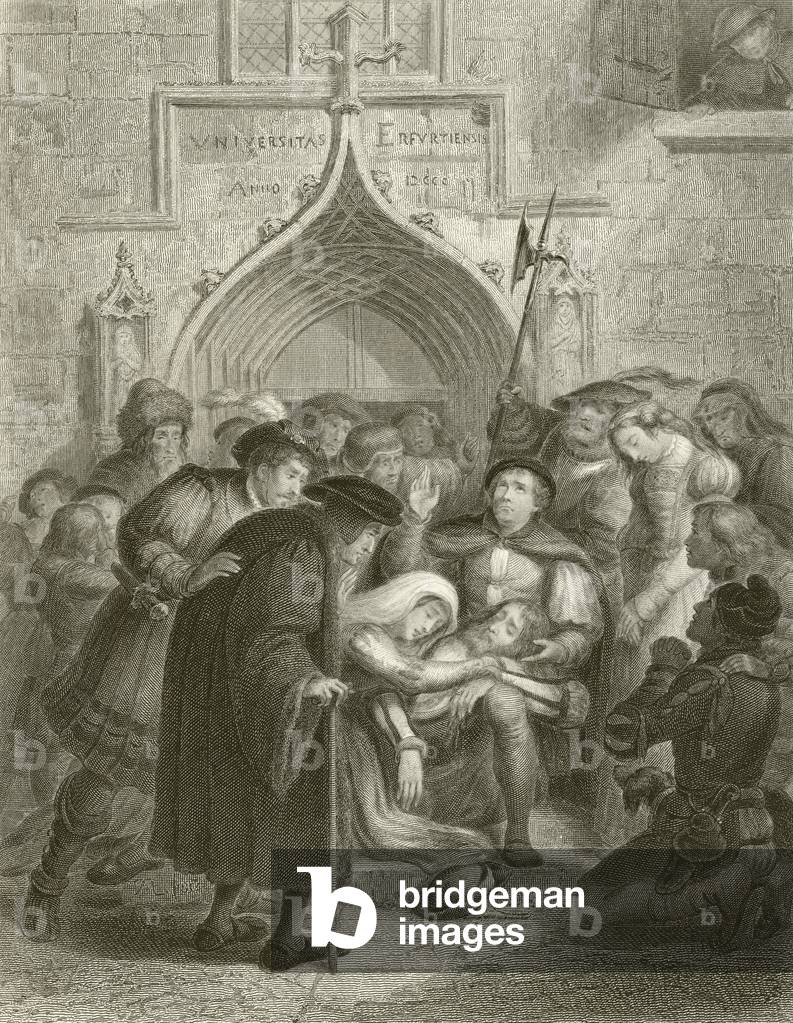 Martin Luther and the Call from God (engraving)
