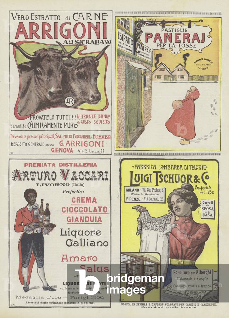 Arrigoni, Paneraj, Arturo Vaccari, Luigi Tschuor & C (colour litho)