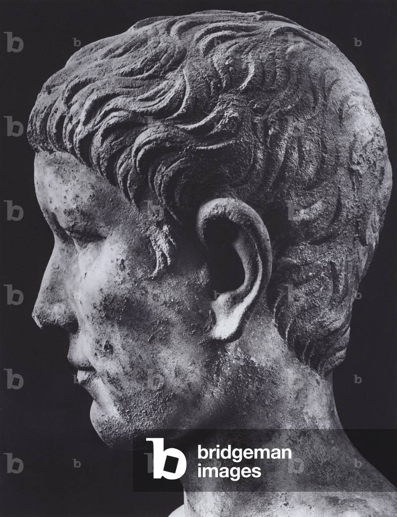 Roman Portraits: Male Portrait (b/w photo)