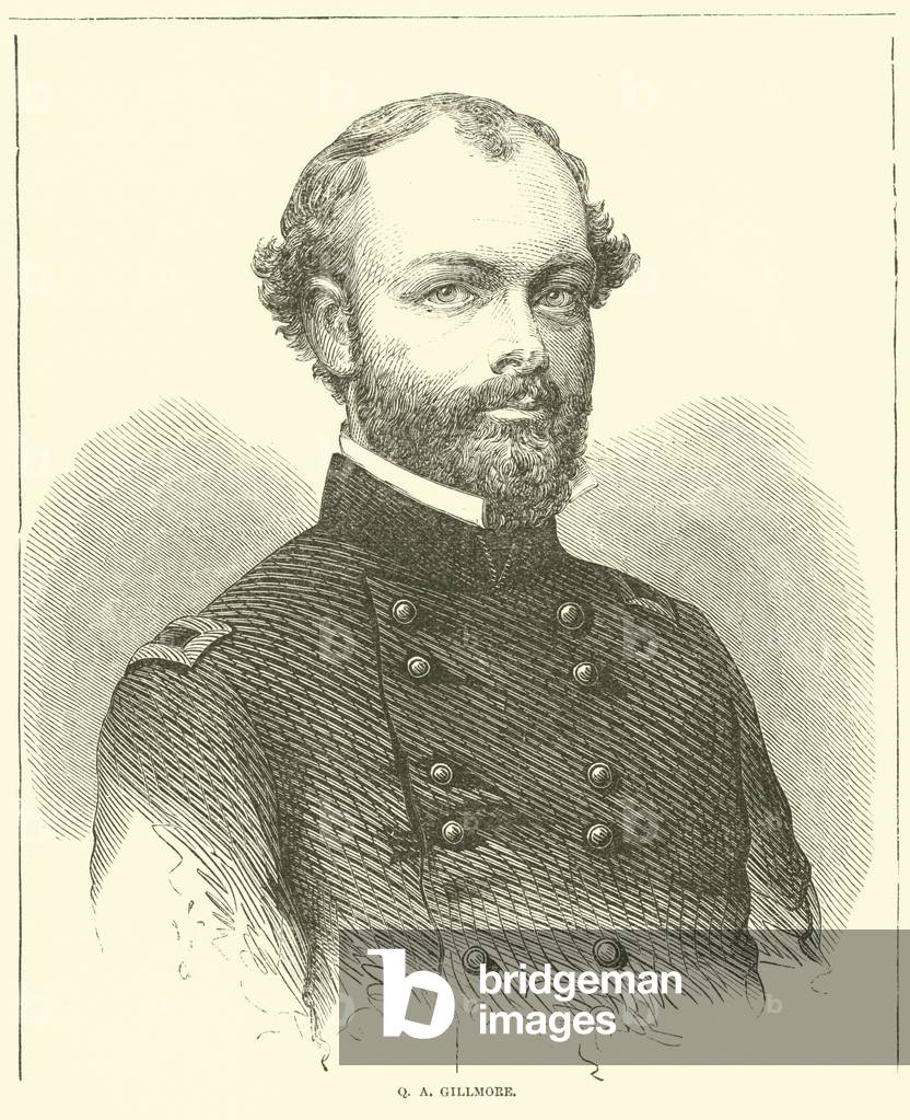 Q A Gillmore, July 1863 (engraving)