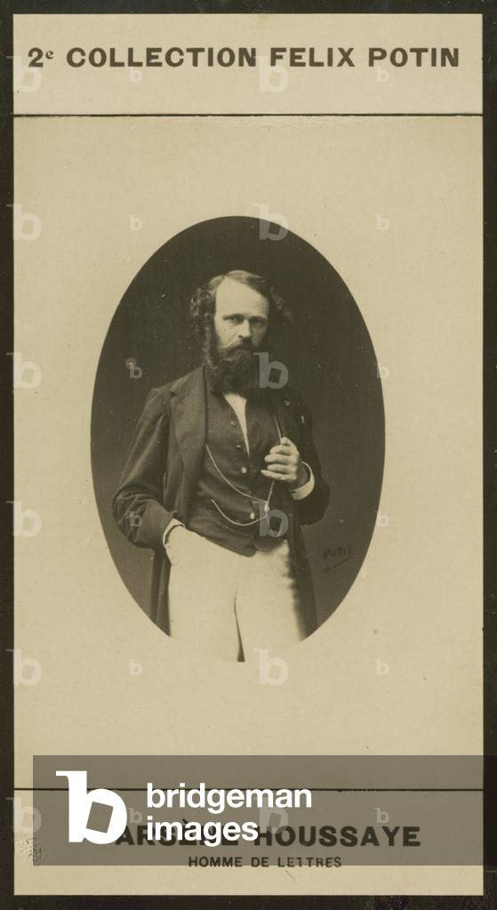 Arsene Houssaye, Homme De Lettres, 1815-1896 (b/w photo)