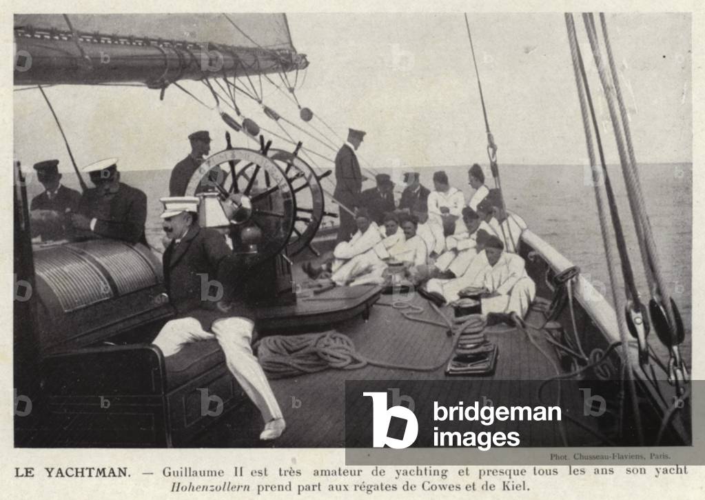 Le Yachtman (b/w photo)