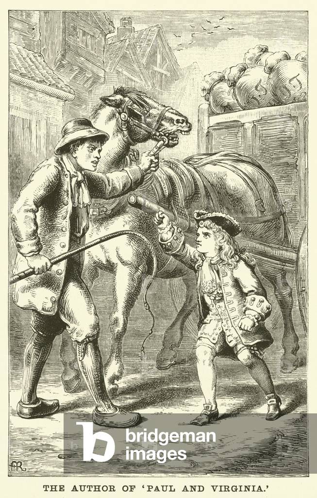 The Author of 'Paul and Virginia' (engraving)