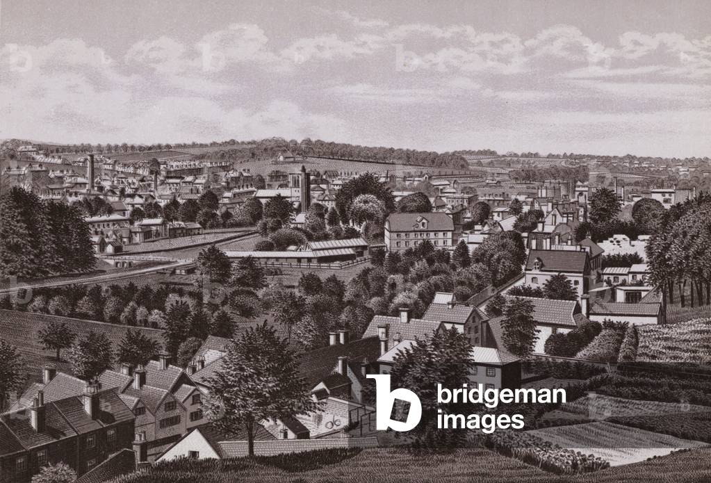 General View of Guildford (litho)