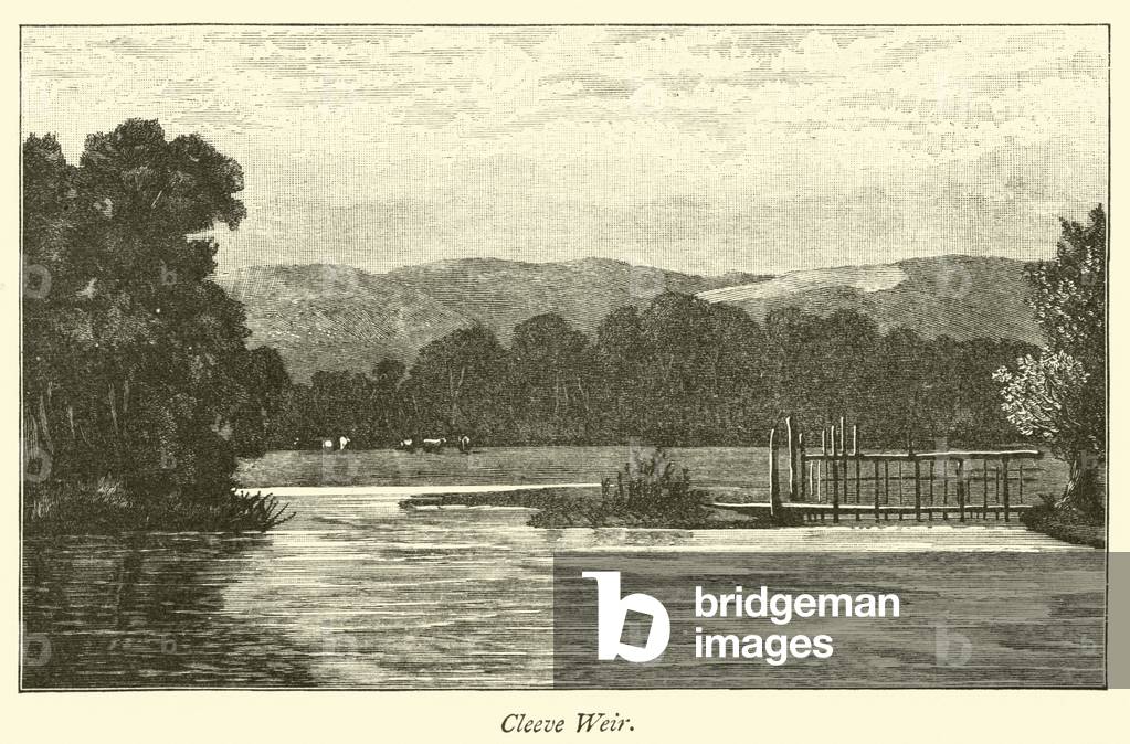 Cleeve Weir (engraving)
