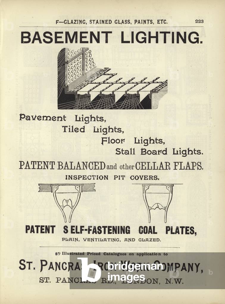 Page from The Architect's, Surveyor's and Engineer's Compendium 1892 (engraving)