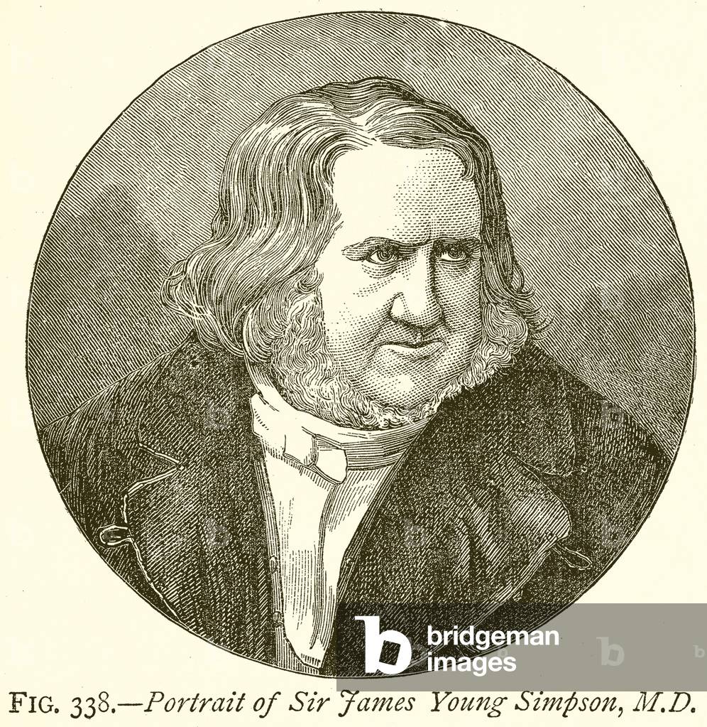 Portrait of Sir James Young Simpson, M.D. (engraving)