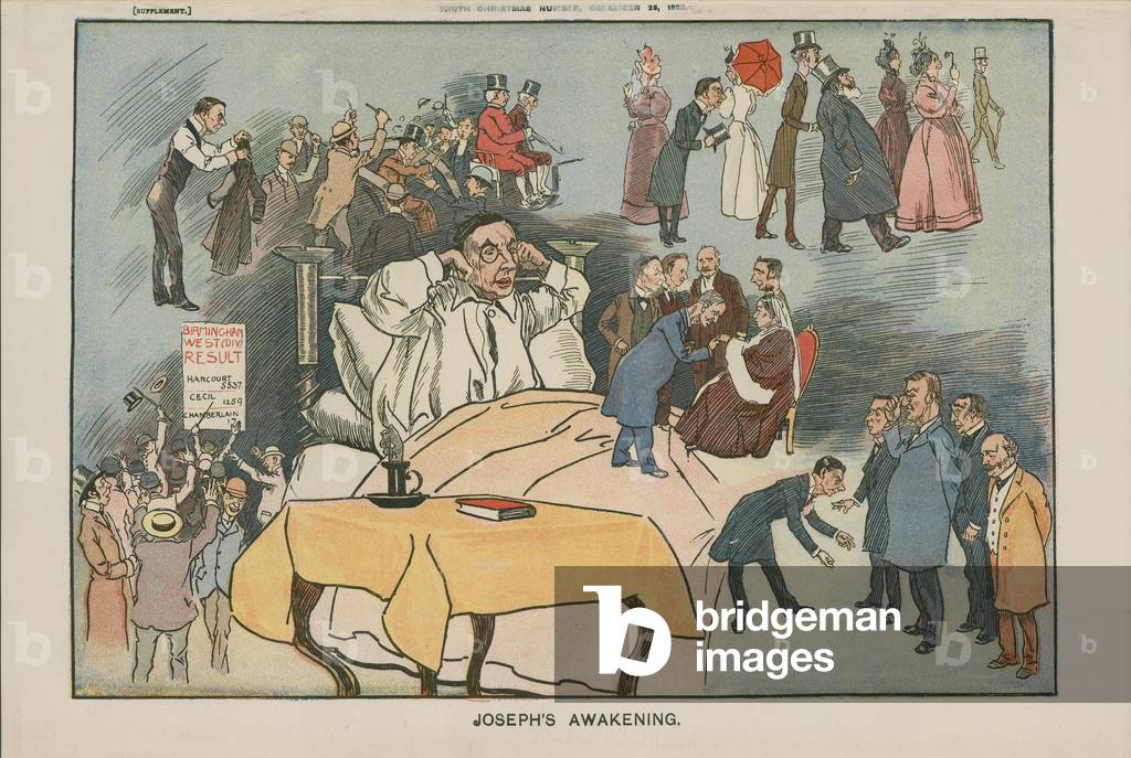 Joseph's Awakening (colour litho)