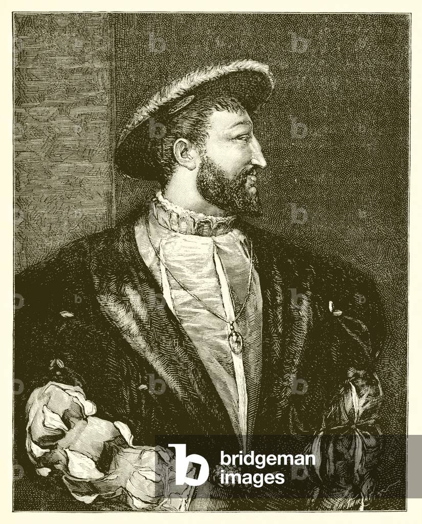 King Francis I, after Titian (engraving)