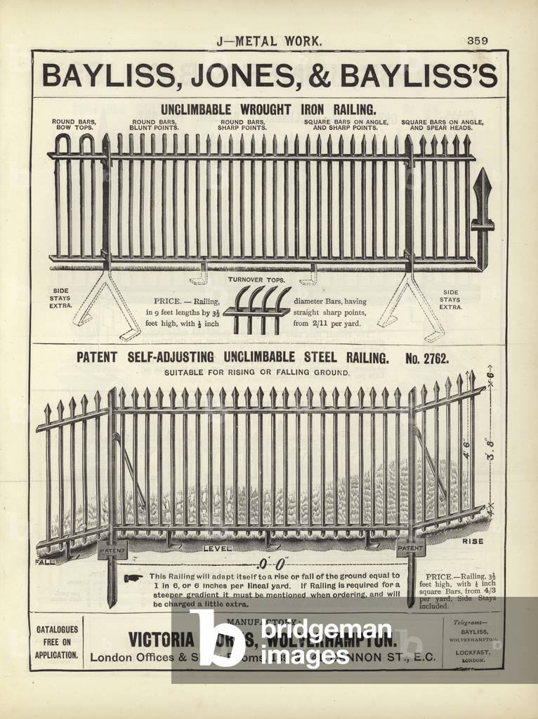 Page from The Architect's, Surveyor's and Engineer's Compendium 1892 (engraving)