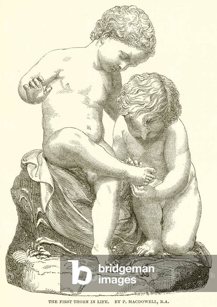 The First Thorn in Life. By P. Macdowell, R. A (engraving)