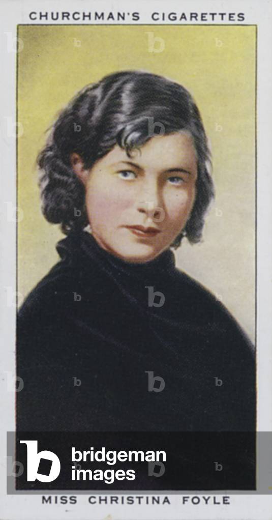 Miss Christina Foyle, Bookseller (colour litho)