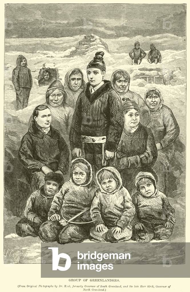 Group of Greenlanders (engraving)