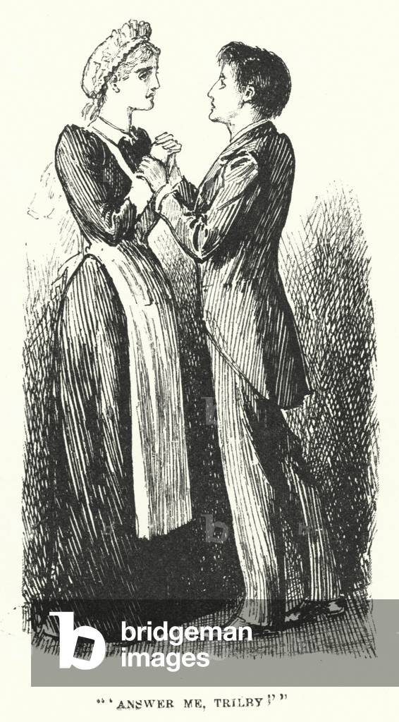 Illustration for Trilby by George du Maurier (engraving)