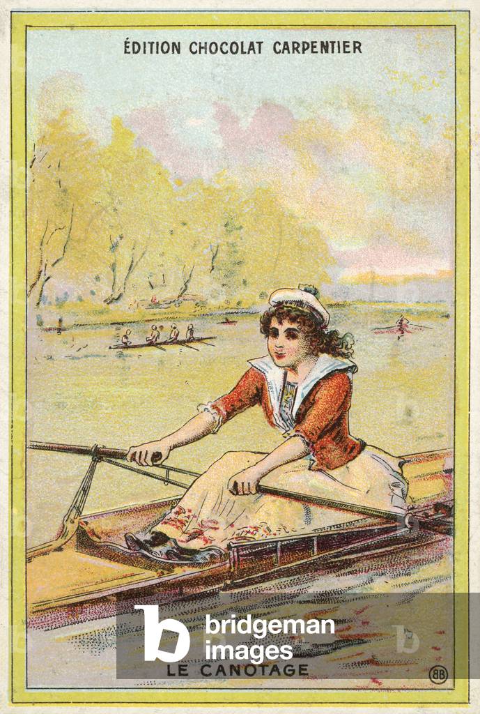 Rowing (chromolitho)