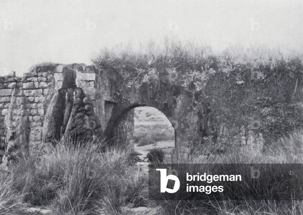 An Old Archway at Chorazin (b/w photo)