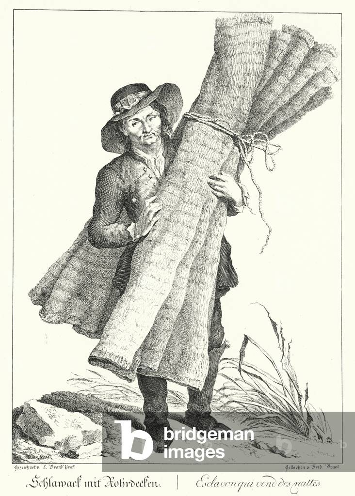 Mat seller (engraving)