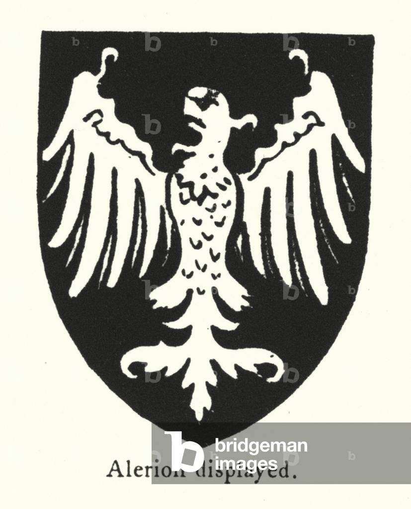 Alerion displayed (engraving)