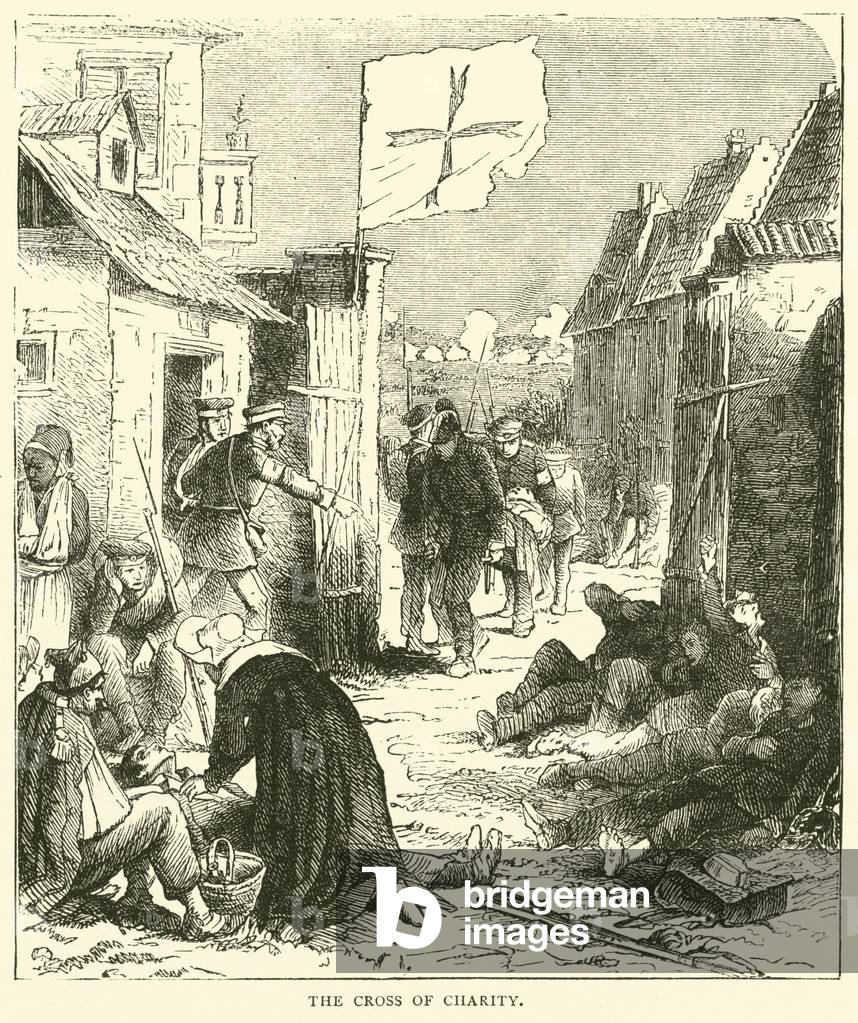The Cross of Charity, September 1870 (engraving)