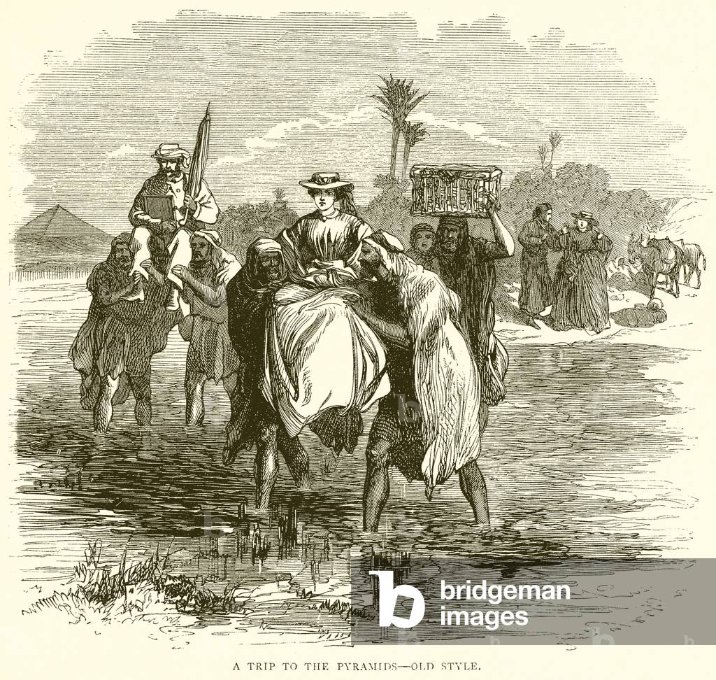 A Trip to the Pyramids--Old Style (engraving)