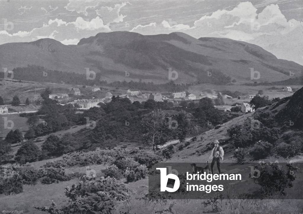 Scotland: Aberfoyle (b/w photo)